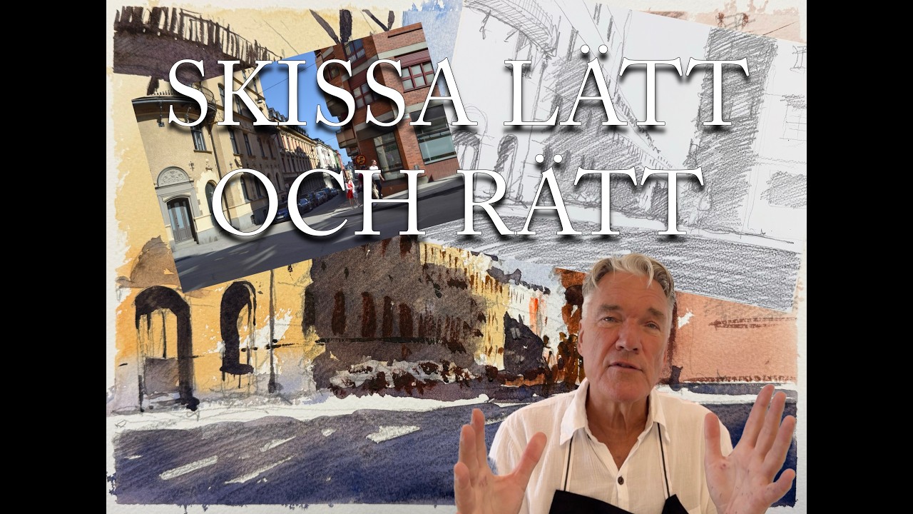 Skissa lätt och rätt – del 1 knep för bättre blyertsskiss