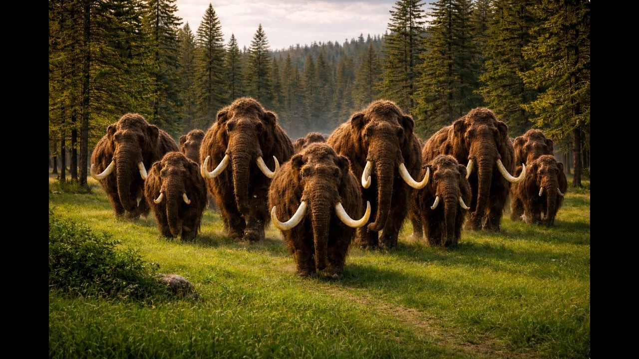 Manada de mamutes no hiper-realismo! | Ecos: La Brea / Roblox (Parte 1)