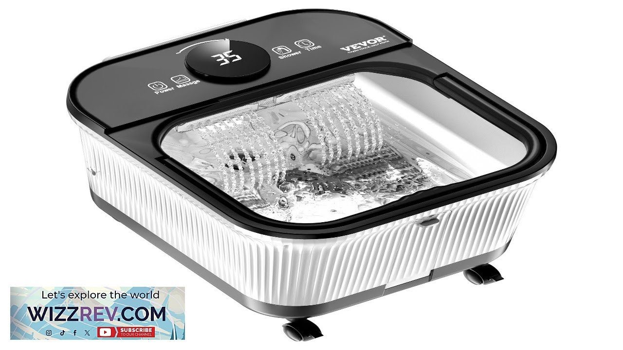 VEVOR Foot Spa Bath Massager with Heat Pedicure Foot Bath Tub Review