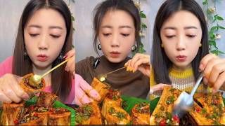 asmr mukbang spicy bone marrow - 牛骨髓 - 牛肉の骨髄 - 쇠고기 골수 - TỦY XƯƠNG BÒ - eatting show #905