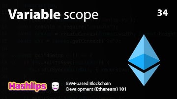 Variable scope - EVM based Blockchain Development (Ethereum) 101 part 34