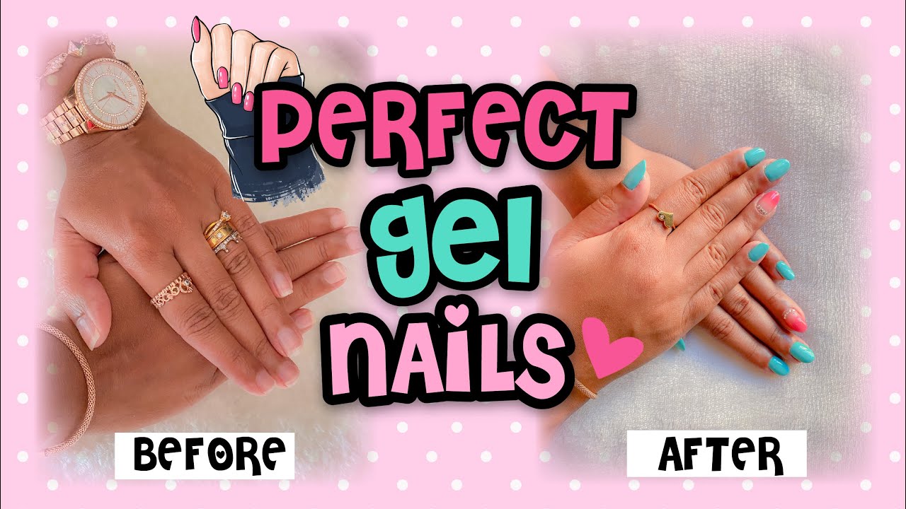 HOW TO DO PERFECT GEL NAILS UV GEL NAILS ♡ ජෙල් NAILS සකසගමු
