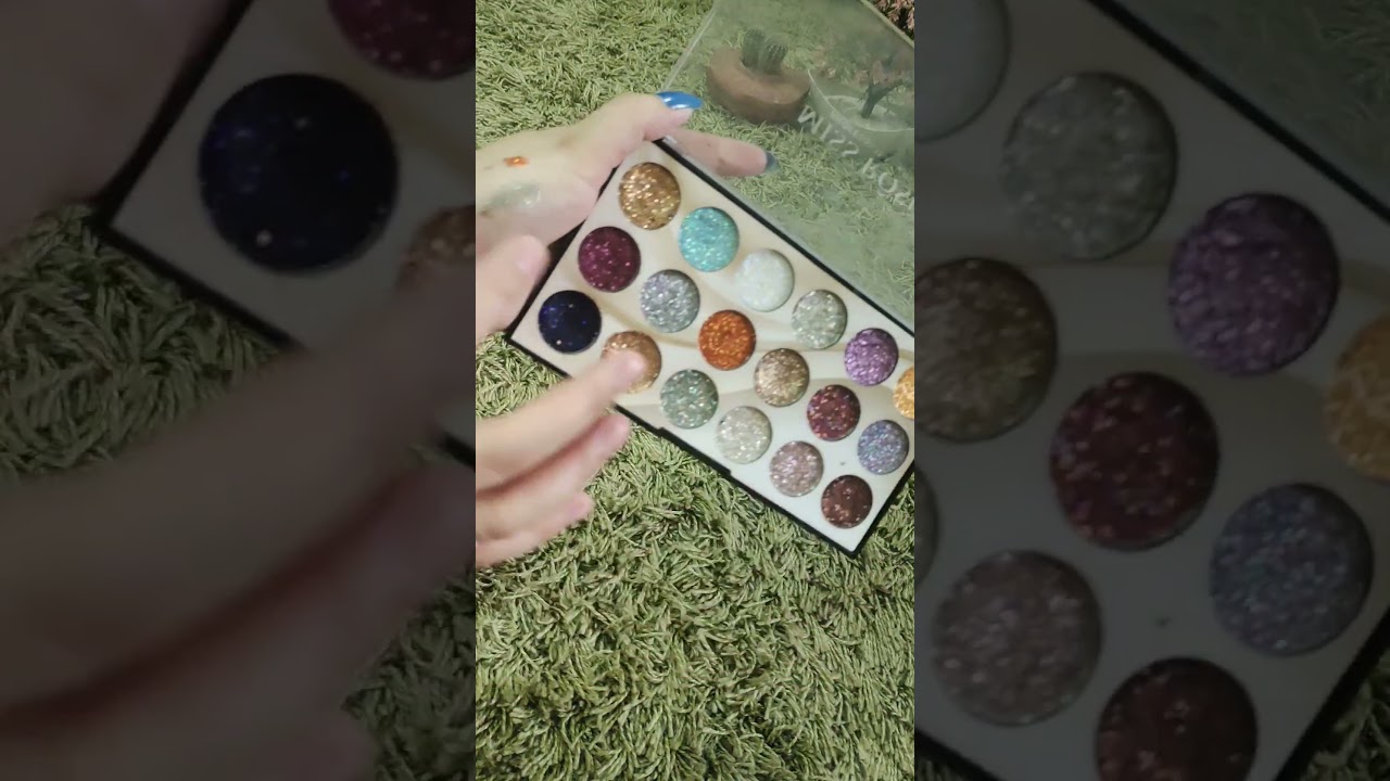 miss rose glitter eyeshadow palette 