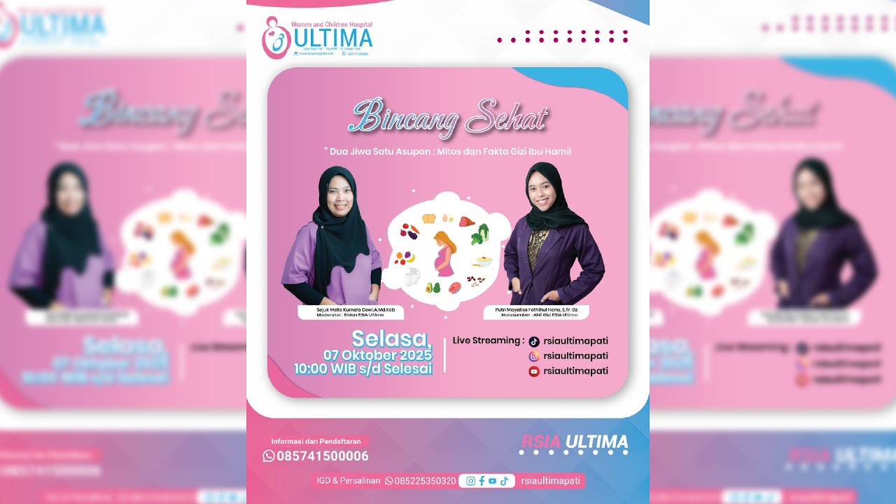 BINCANG SEHAT | Dua Jiwa Satu Asupan : Mitos & Fakta Gizi Ibu Hamil