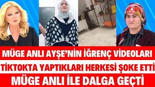 Müge Anli İğrenç Görüntüleri̇ Paylaşti Ayşe Kumru Ti̇ktok Görüntüler Şoke Etti̇ Acun Ilicali Seda Sayan