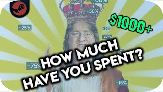 HOW MUCH MONEY HAVE YOU SPENT ON STEAM GAMES? fastest way to check