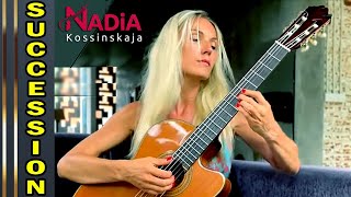 Video thumbnail of "Soundtrack SUCCESSION  Austerlitz – Allegretto N. Britell Guitar NADiA KOSSINSKAJA ToneWoodAmp"