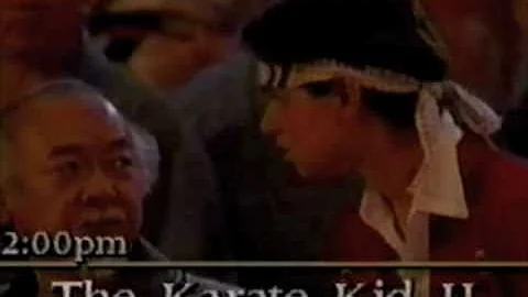 WPMT Fox 43 Sunday movie promo - Karate Kid II/Couch Trip/The Fly - 1991