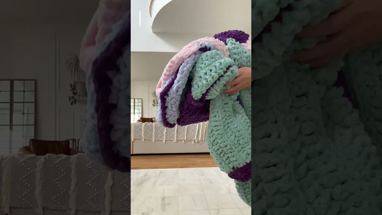 Crochet Scrap Yarn Hoodie