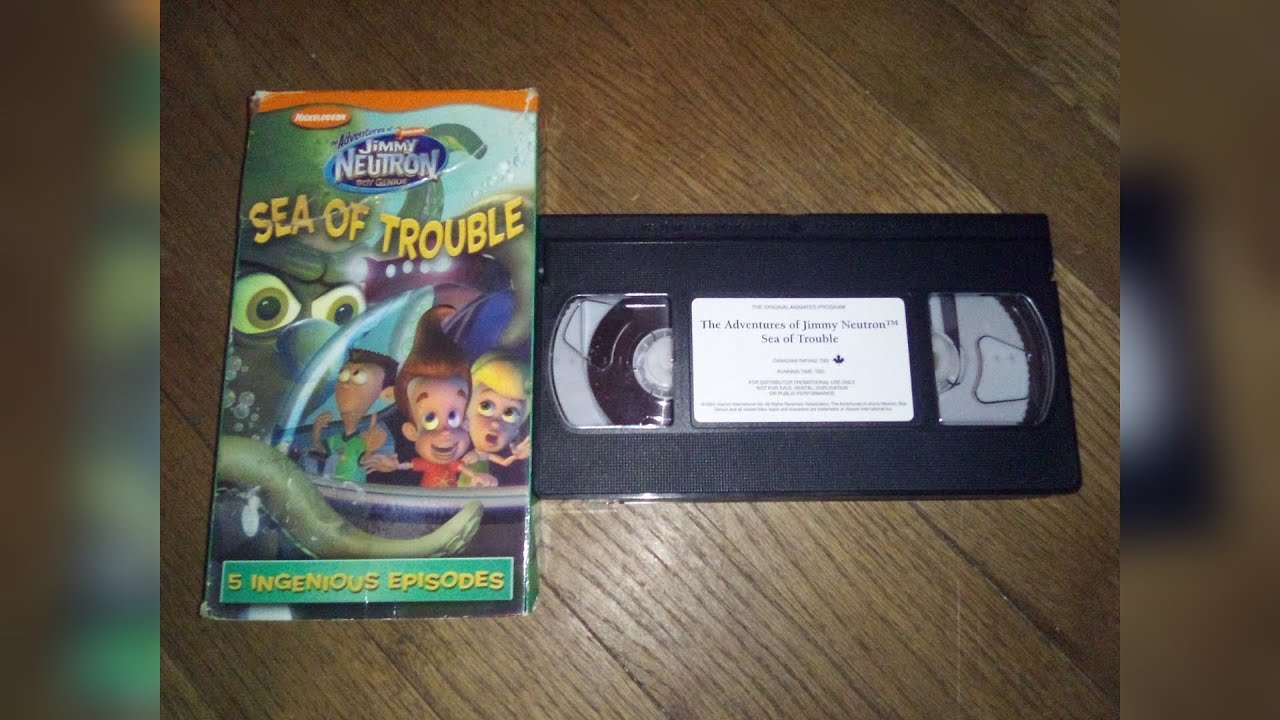 Jimmy Neutron Boy Genio Vhs Chiusura La Apertura De Jimmy Neutron El