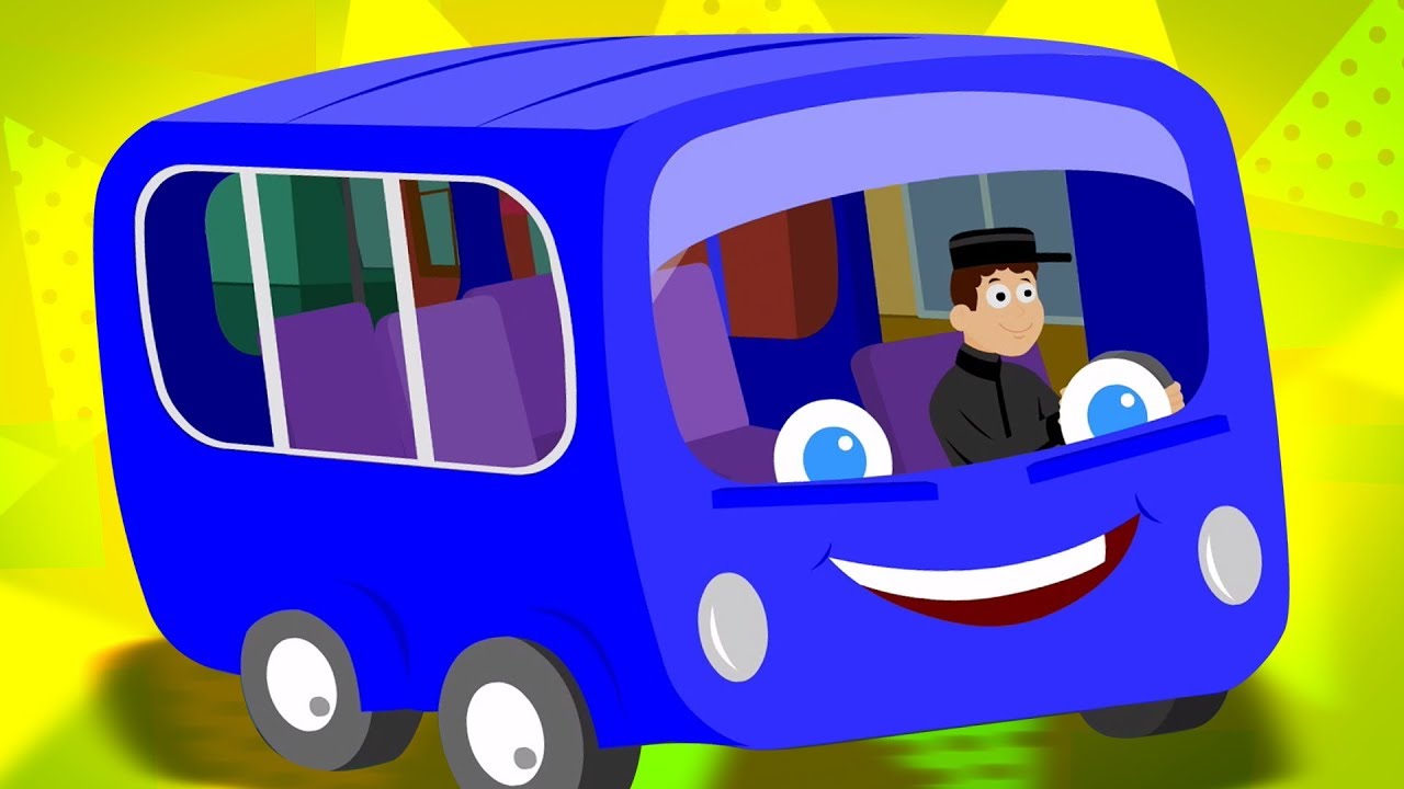 As rodas no ônibus | Rimas de berçário | canção de ônibus em português | The Wheels On The Bus Song