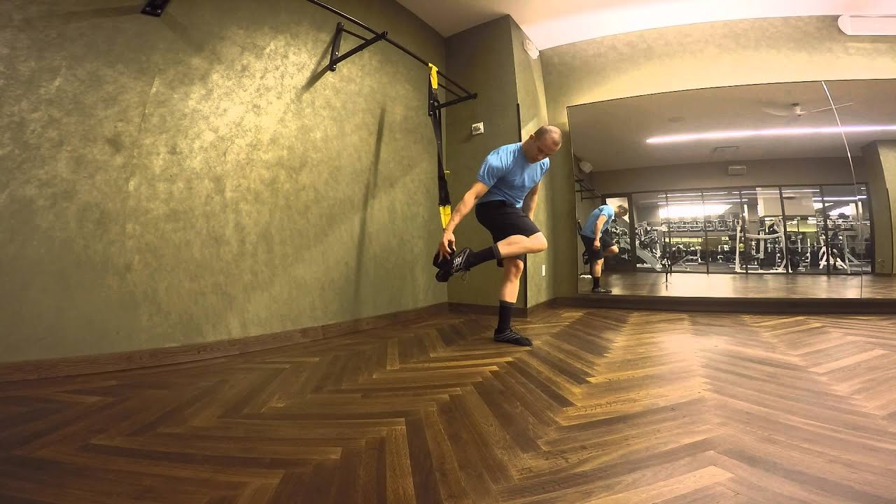 TRX Rear Foot Elevated Split Squat - YouTube