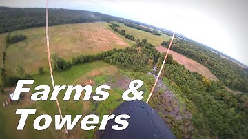 Bixler 2 FPV 7-28-13: Farms & Towers