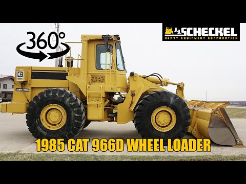 1985 Cat 966D, Wheel Loader, A03430, 360 - YouTube