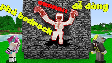 ONE VÀ NOOB YETI BỊ MA TAY DÀI TROLL LẦN 2 MA TAY DÀI PHÁ NHÀ TÙ BEDROCK DỄ DÀNG TRONG MINECRAFT PE