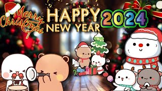 Happy New Year 2024 & Christmas 🎄🎅🏻 Celebration।।Cute gelhubaba
