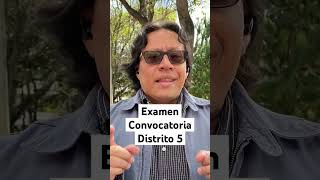 Examen convocatoria Distrito 5 #concursos #examen #simo