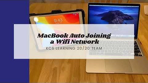 Changing your setting so a MacBook will Automatically Join a Wifi Network