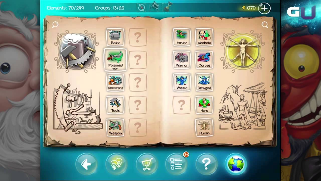 Doodle God - How to Create Poisoned Weapon, Assassin, Wheel, Field & Wh...