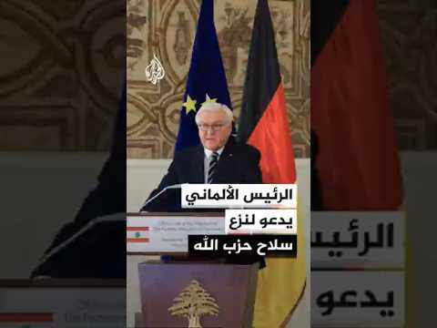 الرئيس الألماني: نزع سلاح حزب الله يجب أن يكون على قدم وساق