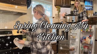 Spring Cleaning My KITCHEN |Wedding Gift Unboxing!