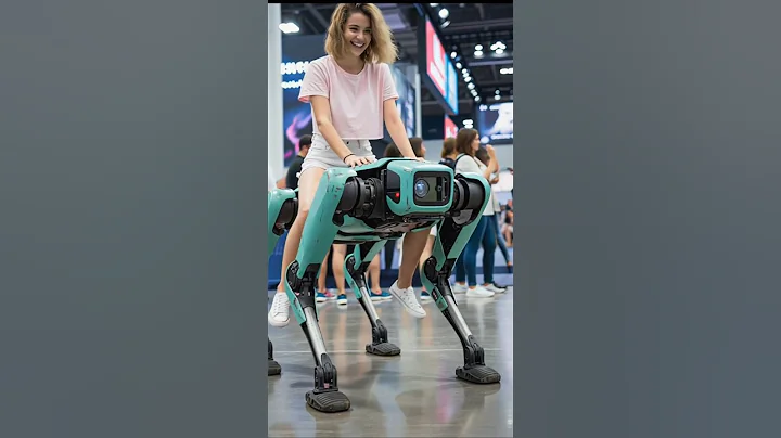 2025 Robot Expo Quadruped Robot Driving Test #robot #futuretech #irc #quadrupedrobot