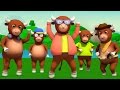 five little bulls | nursery rhymes Farmees | kids rhymes | baby songs | 3d rhymes