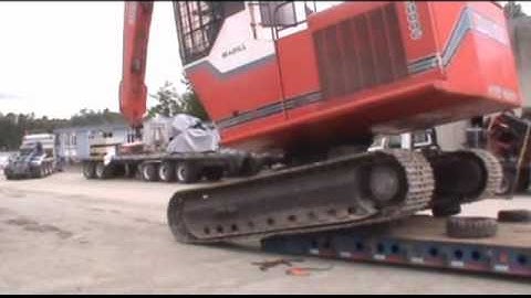 Madill 3800C Log Loader  On The Move.