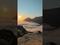 Golden mornings above the clouds, Lion's Head magic in Cape Town