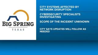 Big Spring investigates city network disruption
