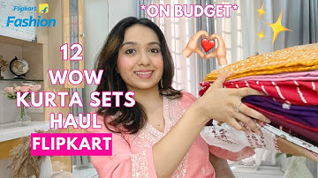 12 best Flipkart kurta set Try on haul 😍 | Flipkart Flagship Sale 💫 | Isha Vinod Jain