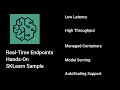 SageMaker Real-Time Endpoints Introduction: Hands-On Deploying Pre-Trained SKLearn Models