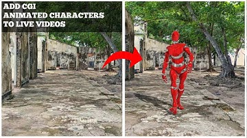How to add CGI Animated Characters to live footages using Element 3D | After Effects tutorial