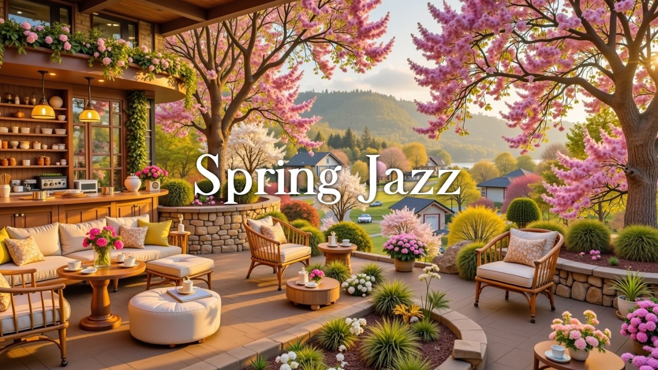 Утренний джаз ~ Весенний джаз для позитивной энергии и фокуса