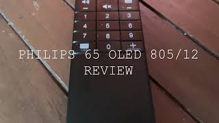 Philips 65 OLED 805/12 Review with Ambilight. The best OLED TV right now!