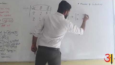 DETERMINANT - PART 1  |   CLASS 12  | THEORY WITH EXAMPLE  |  LIVE LECTURE by RAHUL SIR