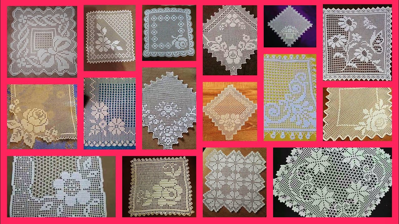 OF OFF❣️🎉 50 ÇEŞİT KARE DANTEL MODELLERİ KARE TIĞ İŞİ SALON TAKIMI DANTEL ÖRNEKLERİ KARE MOTİFLER