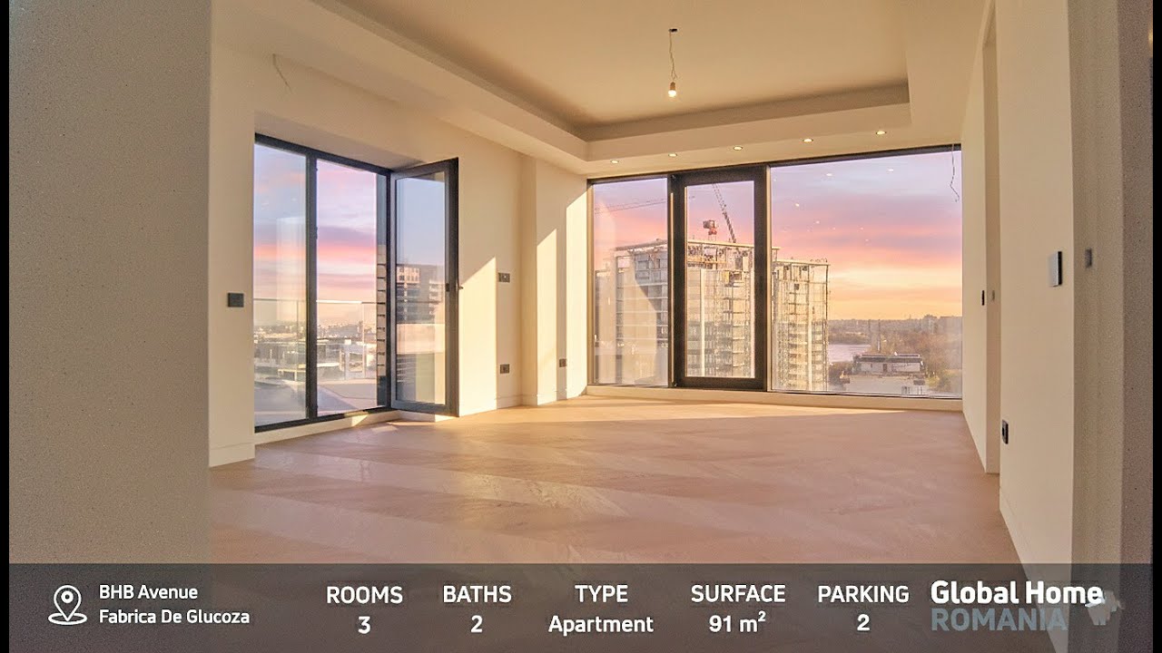 📍 BHB Avenue - Fabrica Glucoza • 3 Rooms Apartment + 2 Parking + Terrace • Open View • Global Home