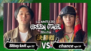 Sitissy Luvit Vs Chance決勝戦U22 Mcbattle 2024 Green Stage2024.6.9
