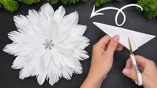 WOW! ❄️ Amazing Paper Snowflake Christmas Decoration | Easy DIY