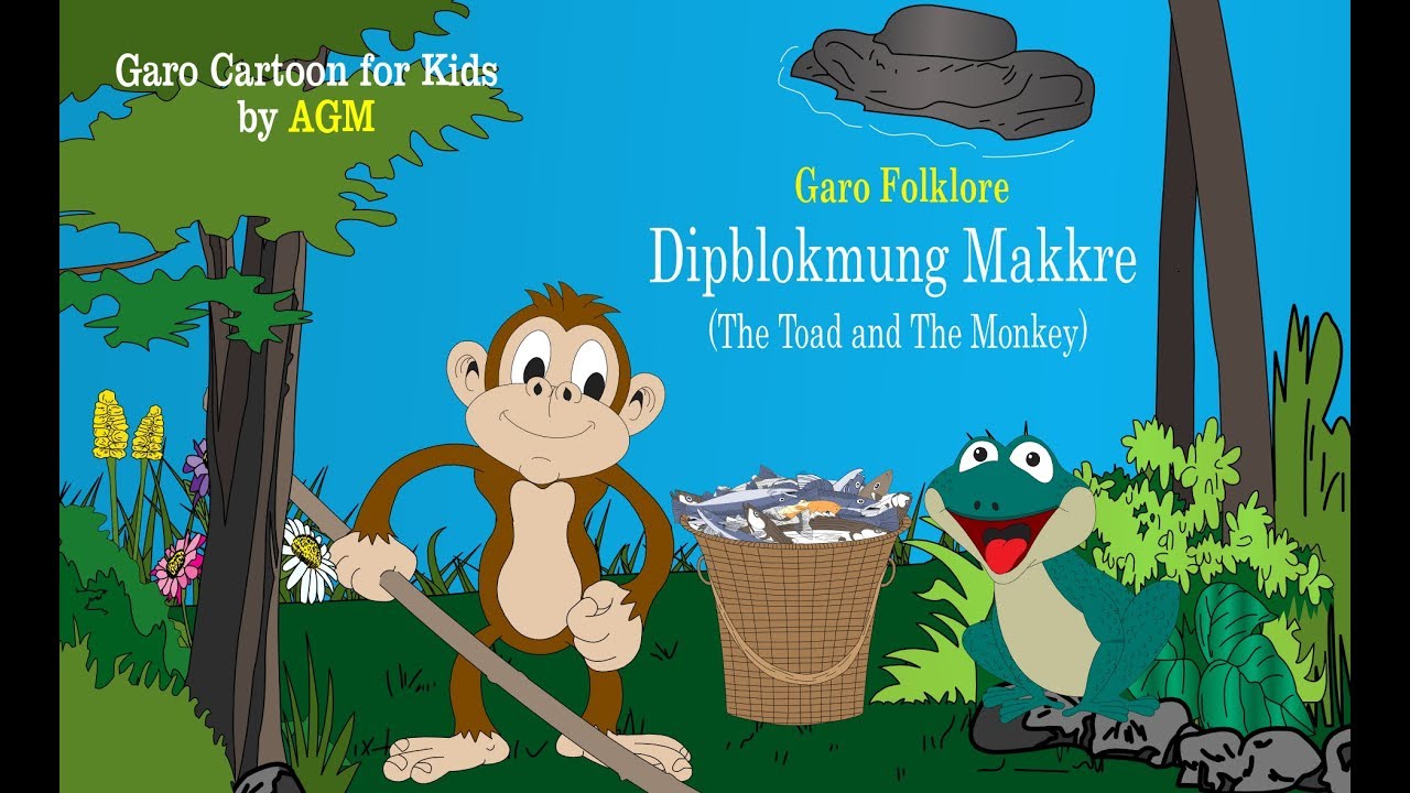 Garo Cartoon-Dipblokmung Makkre (The Toad and The Monkey) - YouTube