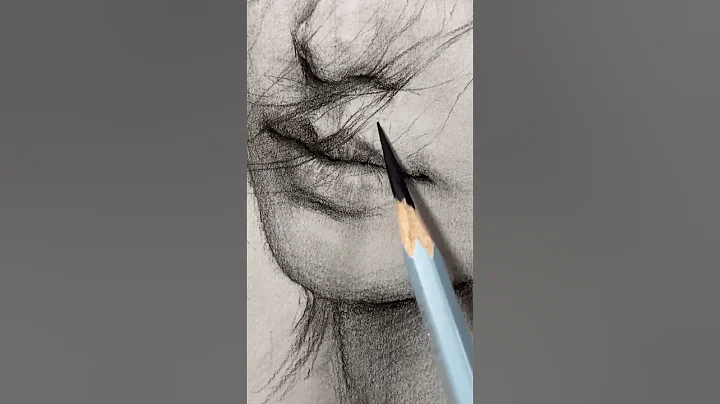 Have you ever used hard charcoal to draw hair? #drawing #drawingtutorial #pencildrawingtechniques thumbnail