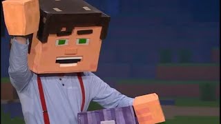 oh the misery but it's cursed Minecraft Story Mode images