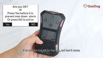 Portable Multi-Gas Detector Setup User Guide #howto #gasdetector