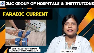 Faradic current in physiotherapy in hindi | types of current | electrotherapy #onlineclasses