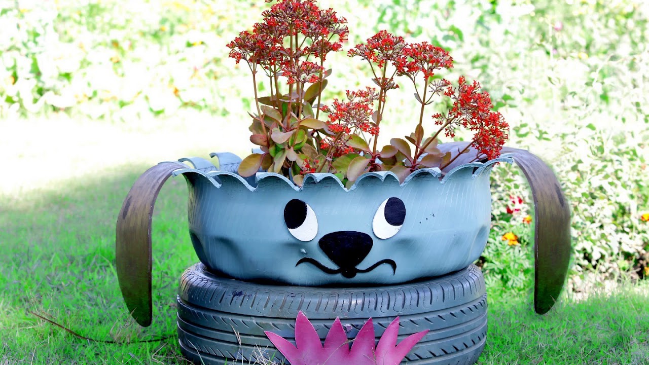 Rubber Tyre Furniture and Planters