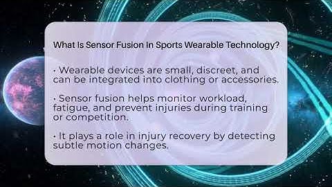 What Is Sensor Fusion In Sports Wearable Technology? - Sports Jobs