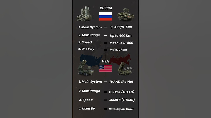 🇷🇺 Russia vs 🇺🇸 USA – Air Defence Comparison 2025 | S-500 vs THAAD 🔥