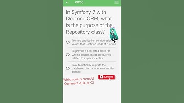 #php #symfony #interview #question #programming #development #tutorial #doctrine #webdevelopment
