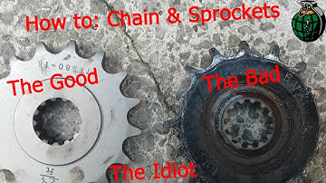 FZ6 Fazer Chain & Sprocket replacement (Done by an idiot)